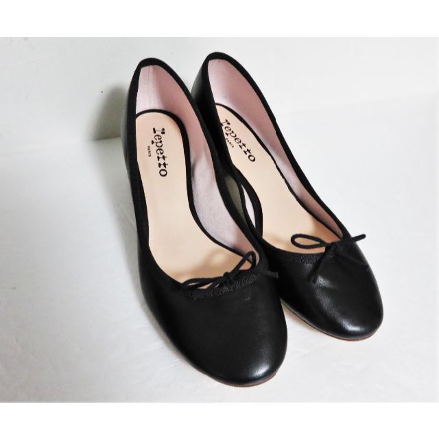 Noir定価定価5.5万 repetto Farah Ballerina 36 ブラック