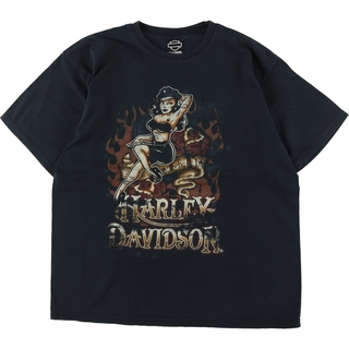 ハーレーダビッドソン(Harley Davidson)の古着 Sg Harley-Davidson ハーレーダビッドソン モーターサイクル バイクTシャツ メンズM /eaa333072(Tシャツ/カットソー(半袖/袖なし))