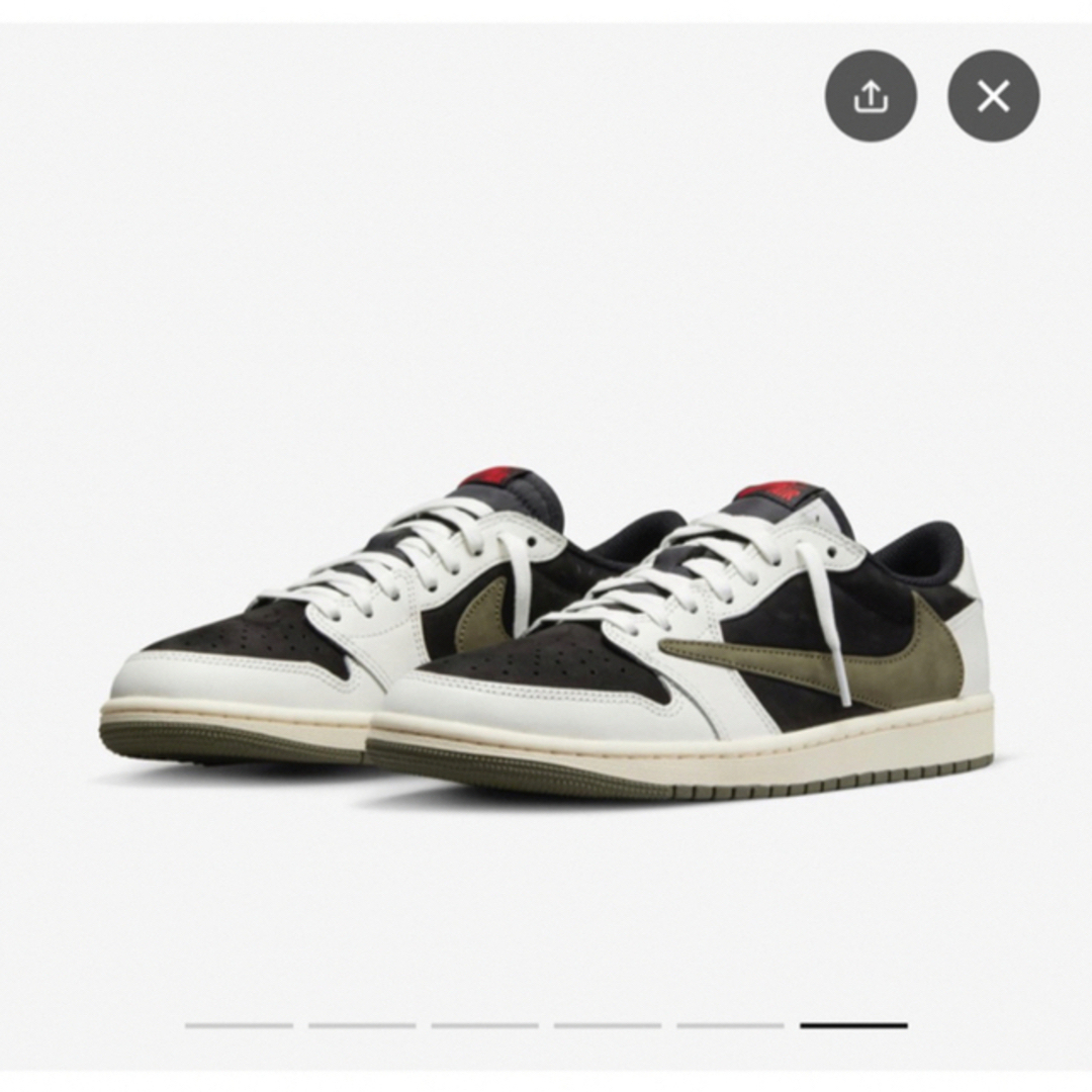 NIKE(ナイキ)のNIKE AIR JORDAN 1 LOW Travis Scott  レディースの靴/シューズ(スニーカー)の商品写真