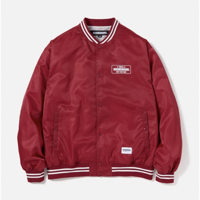 贅沢屋の NEIGHBORHOOD ネイバーフッド BASEBALL JACKET L ナイロン