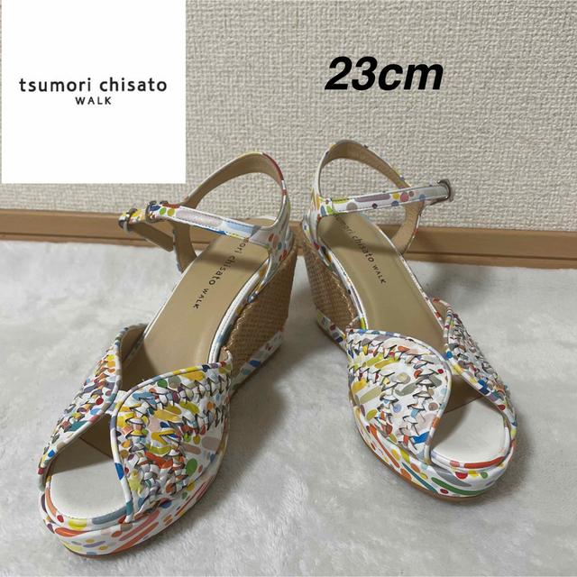 TSUMORI CHISATO(ツモリチサト)の【美品】tsumori chisato walk ツモリチサト サンダル　23 レディースの靴/シューズ(サンダル)の商品写真