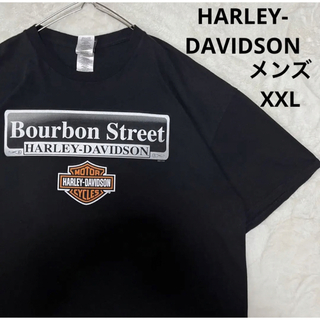 ハーレーダビッドソン(Harley Davidson)のHARLEY-DAVIDSON   半袖Tシャツ　メンズ XXL ゆるダボ(Tシャツ/カットソー(半袖/袖なし))