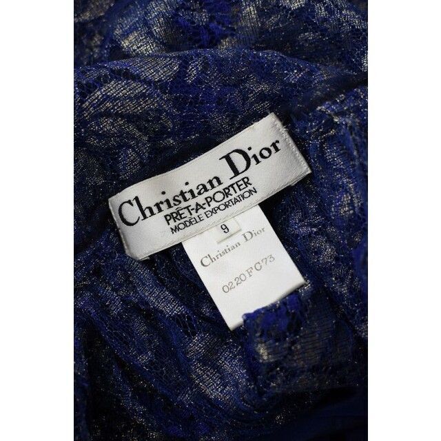 Christian Dior(クリスチャンディオール)のSL AK0003 超高級 Christian Dior ディオール シースルー レディースのワンピース(ロングワンピース/マキシワンピース)の商品写真