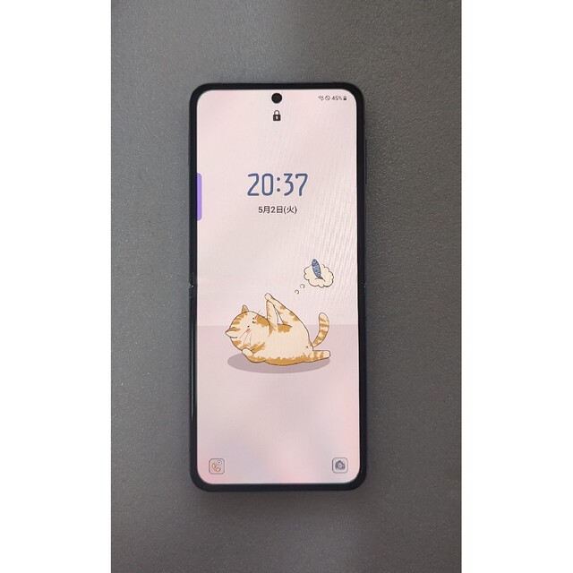 美品】Samsung Galaxy Z Flip 4 512GB パープル | www.jarussi.com.br