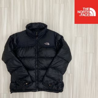 ザノースフェイス(THE NORTH FACE)の【700フィル】ノースフェイス　ダウンジャケット　ヌプシ　ブラック　レディースⅬ(ダウンジャケット)