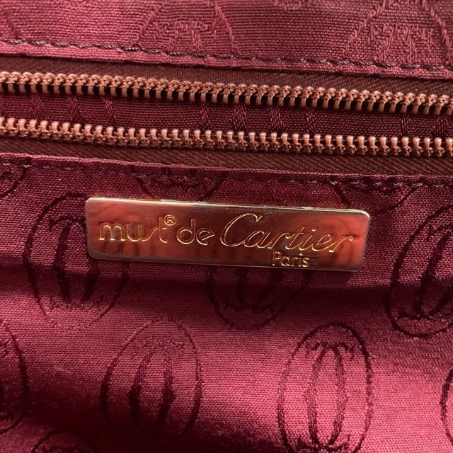 Cartier(カルティエ)の【カルティエ】マストライン ボルドー ポシェット ショルダーバッグ カルティエ レディースのバッグ(ショルダーバッグ)の商品写真