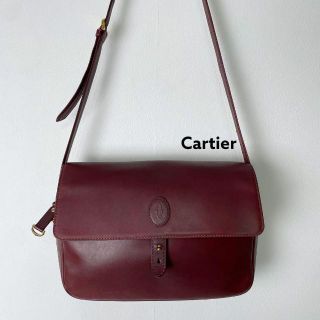 カルティエ(Cartier)の【カルティエ】マストライン ボルドー ポシェット ショルダーバッグ カルティエ(ショルダーバッグ)