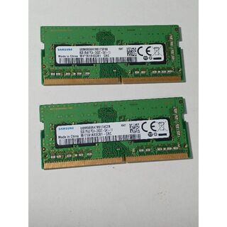 サムスン(SAMSUNG)のRAM DDR4 16G 中古美品 稼働品 (8*2)(PCパーツ)