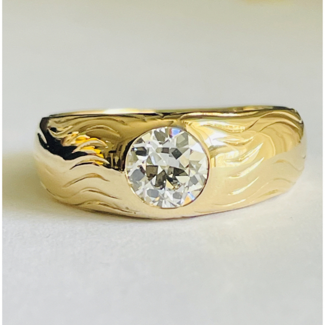 Tiffany & Co.(ティファニー)のティファニー　ユニセックス　鑑別書付　ダイヤ　1カラット　リング　YG 11号 レディースのアクセサリー(リング(指輪))の商品写真
