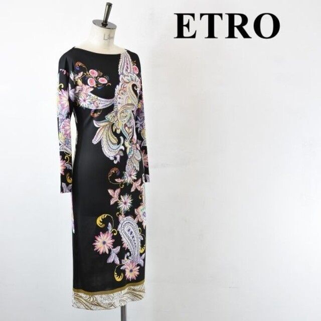 103袖丈SL AK0034 高級 近年モデル 美品 ETRO エトロ ドレープ