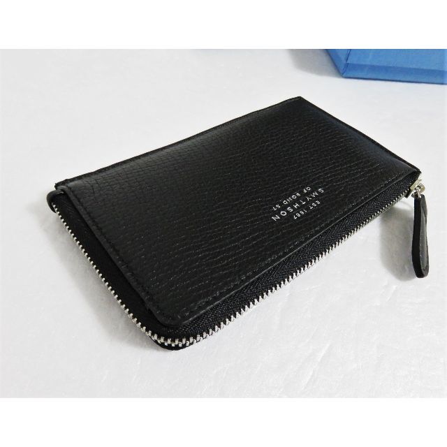 Smythson(スマイソン)の新品 SMYTHSON 4CC FLAT COIN PURSE ブラック レディースのファッション小物(コインケース)の商品写真