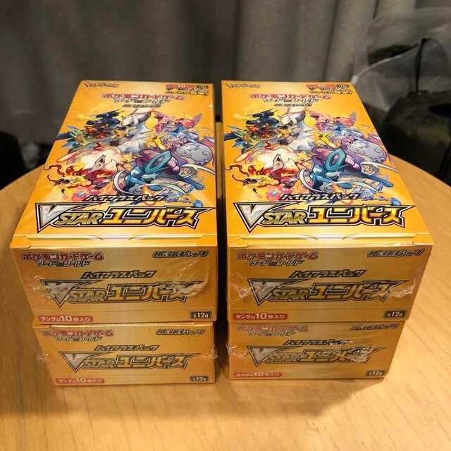 ポケモン　Vstarユニバース 新品未開封シュリンク付き　4boxセットです。