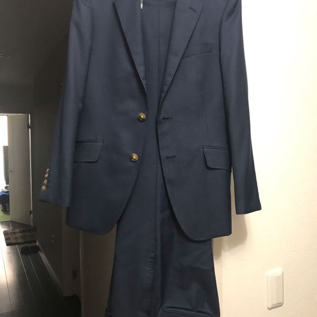 MEN'S BIGI - メンズビギ ネイビー スーツセットアップの通販 by ...