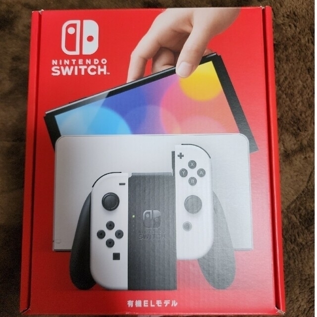 【美品】Nintendo Switch 有機ELモデル 液晶フィルム貼付済