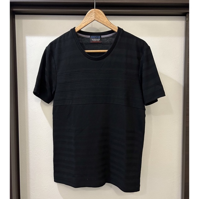 NICOLE CLUB FOR MEN(ニコルクラブフォーメン)のニコルクラブフォーメン NICOLECLUBFORMEN カットソー シャドー織 メンズのトップス(Tシャツ/カットソー(半袖/袖なし))の商品写真