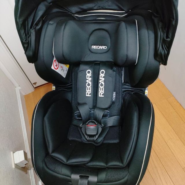 良品】RECARO ZERO.1 ブラック ISOFIX-