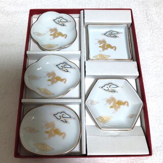 ナァー様専用／China Seas 龍の小皿5枚セット 美品未使用(食器)