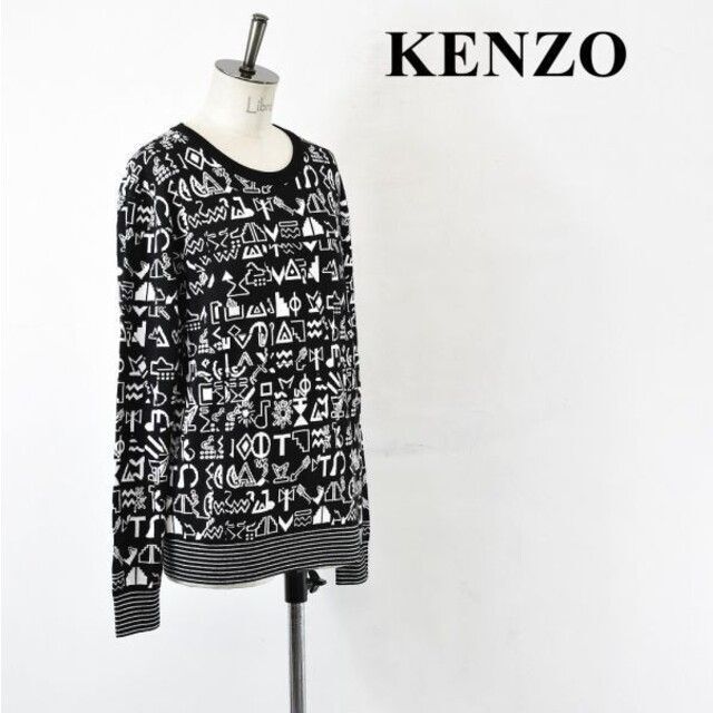 64袖丈SL AK0024 近年モデル KENZO ケンゾー マルチ総柄 ストレッチ生地