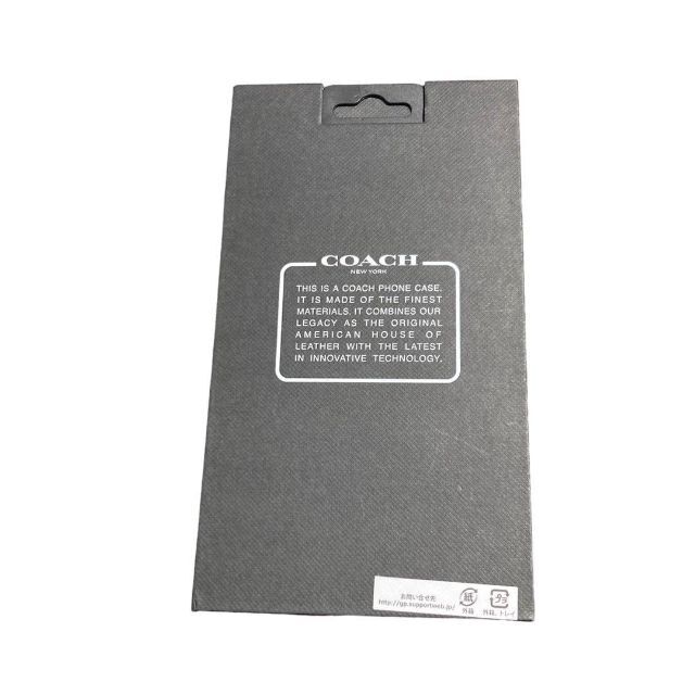 COACH - 新品 COACH iPhone12 mini カバー 手帳型 ブラック コーチの ...