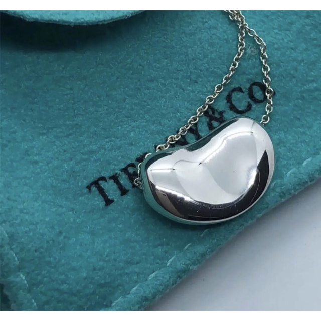 美品 Tiffany ティファニービーンズネックレス スタリングシルバー925