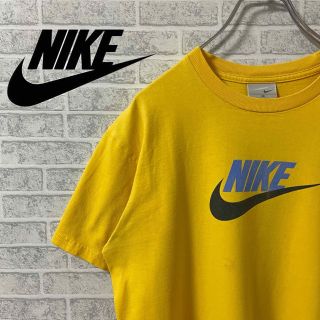 ナイキ(NIKE)の激レア☆ ナイキ☆ NIKE ビッグロゴ おしゃれ◎ 古着 男子 女子 イエロー(Tシャツ/カットソー(半袖/袖なし))