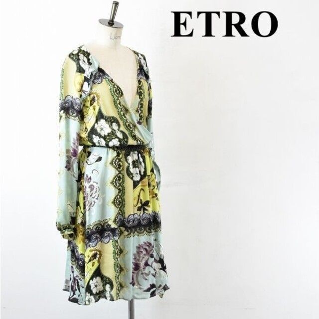 SL AK0028 高級 近年モデル 美品 ETRO エトロ レディース50着丈