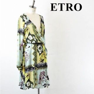 エトロ(ETRO)のSL AK0028 高級 近年モデル 美品 ETRO エトロ レディース(ロングワンピース/マキシワンピース)