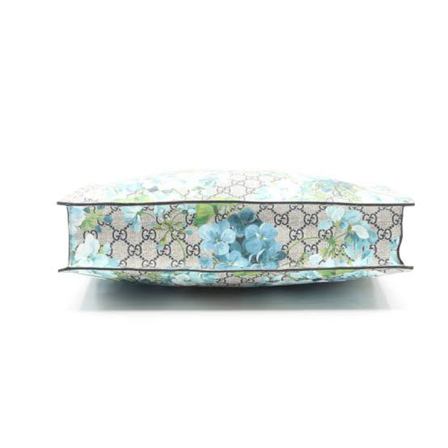 GUCCI GGブルームストートバッグフラワー 花柄 PVC レザー ベージュ
