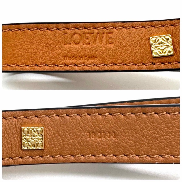 LOEWE(ロエベ)の【美品】LOEWE ロエベ アナグラム ブレイテッド ショート バッグストラップ レディースのバッグ(その他)の商品写真