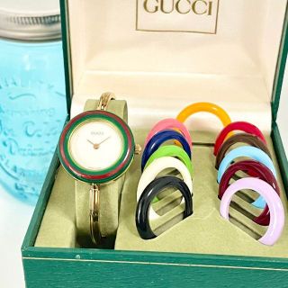 Gucci - 108 GUCCI グッチ時計 レディース腕時計 箱付き チェンジ