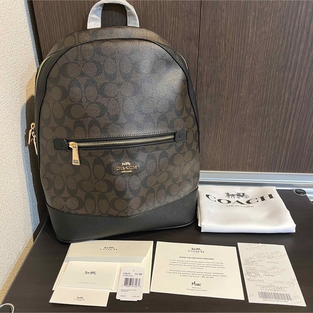 コーチ⭐︎COACH リュックサック バックパック ブラウン | フリマアプリ ラクマ