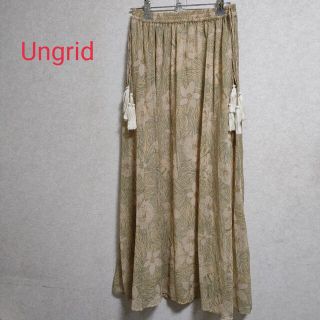 Ungrid【未使用品】フラワーマキシスカート ★TODAYFUL