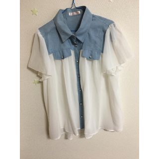 半袖 カットソー シースルー 新品(カットソー(半袖/袖なし))