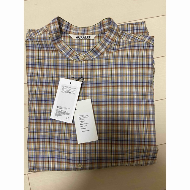 AURALEE - AURALEE 21ss ウール チェック ワンピース オーラリー 新品