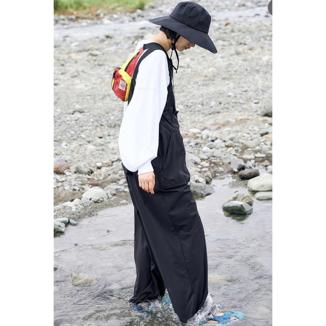 ENFOLD(エンフォルド)の【美品】nagonstans FishermanOverall  ブラック レディースのパンツ(サロペット/オーバーオール)の商品写真