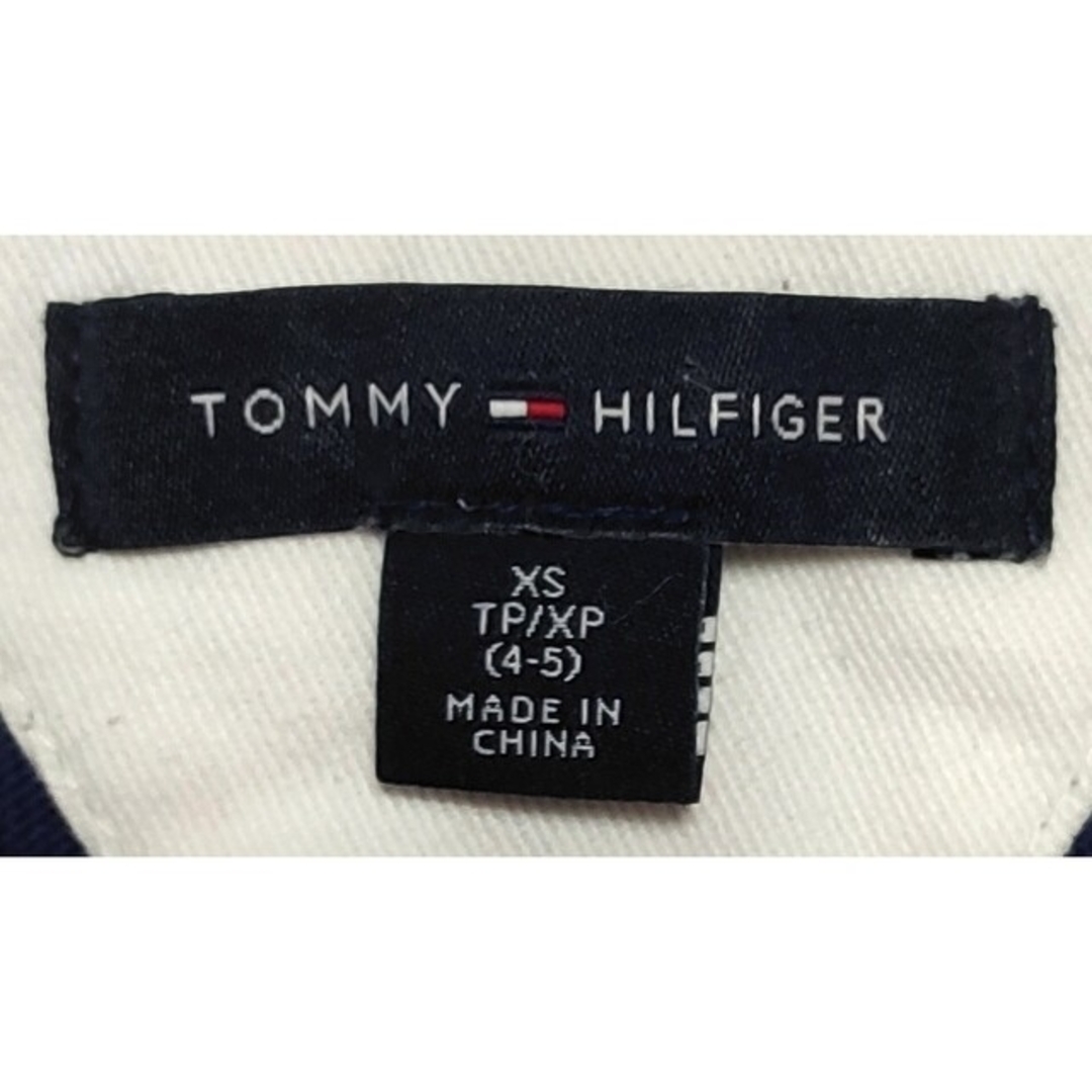 TOMMY HILFIGER(トミーヒルフィガー)の【良品】TOMMY HILFIGER(トミーヒルフィガー)長袖ポロシャツ XS キッズ/ベビー/マタニティのキッズ服男の子用(90cm~)(その他)の商品写真