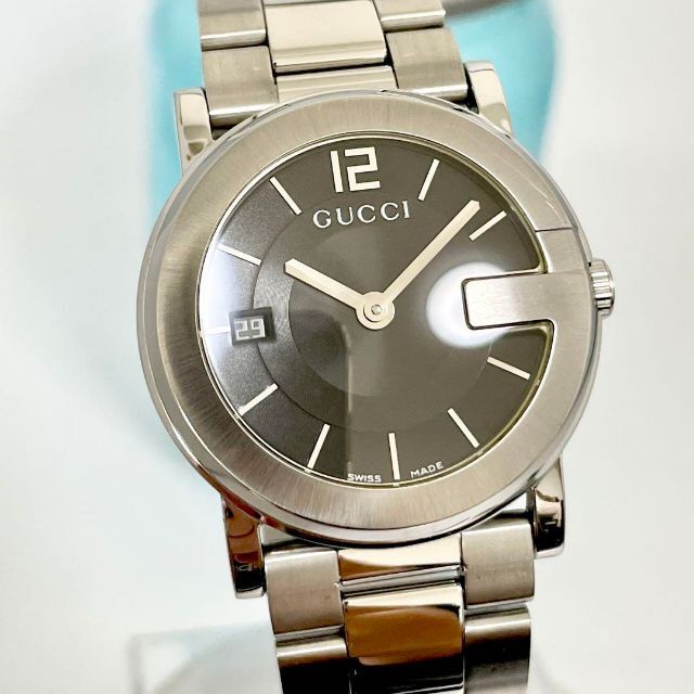 401 GUCCI グッチ時計 メンズ腕時計 Gロゴ ブラック 人気 箱付き 週間