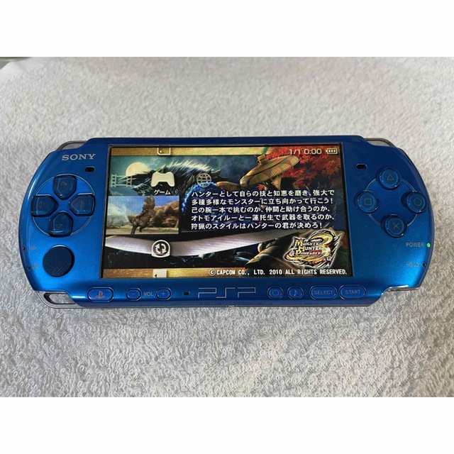 PlayStation Portable - ☆美品☆ PSP-3000 バイブラントブルーの通販