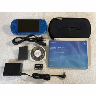 PlayStation Portable - ☆美品☆ PSP-3000 バイブラントブルーの通販