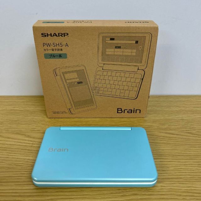 春夏新作 シャープ カラ 電子辞書 Brain 高校生モデル ブルー系 PW-SH3-A