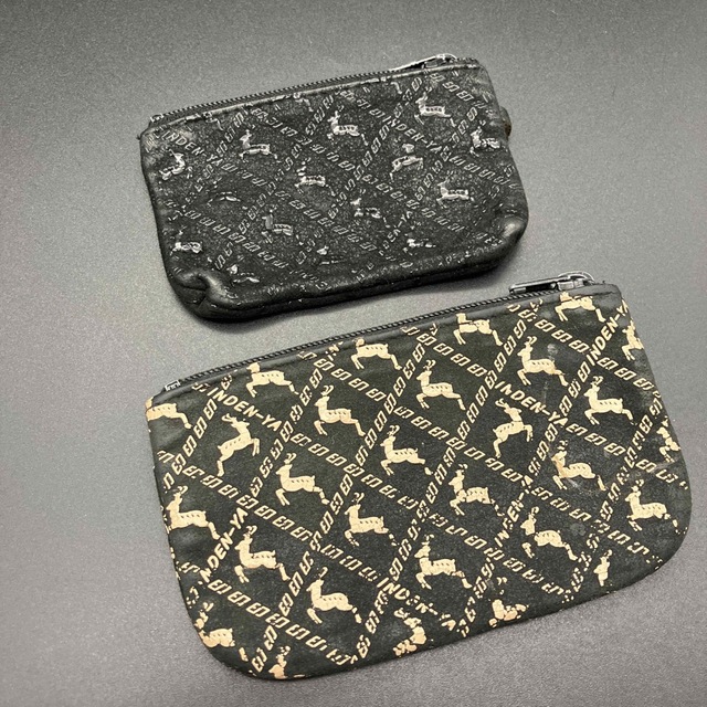 印傳屋 - 即決 印傳屋 印伝 INDEN-YA コインケース 小銭入れ 2個 印傳屋 - 即決 印傳屋 印伝 INDEN-YA コインケース 小銭入れ 2個