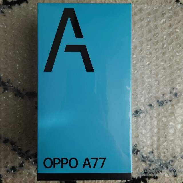 OPPO A77　ブラック　新品未開封128GB