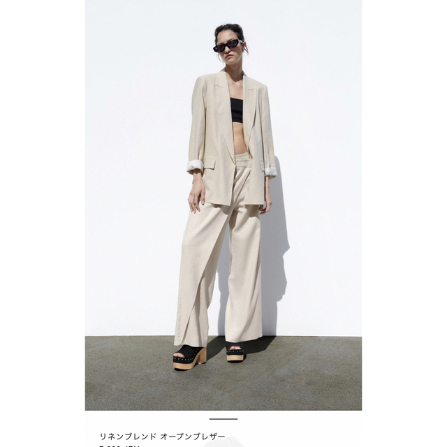 ZARA - zara リネンジャケットの通販 by Ym's shop|ザラならラクマ ZARA - zara リネンジャケットの通販 by Ym's shop|ザラならラクマ