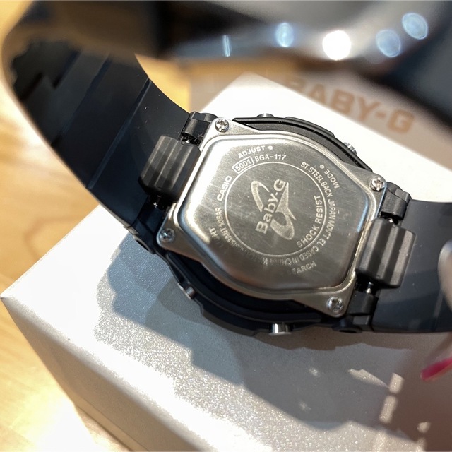 Baby-G(ベビージー)のCASIO カシオ ベビージー ベイビージー Baby-G BGA-117 黒 レディースのファッション小物(腕時計)の商品写真