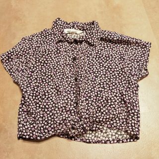 エイチアンドエム(H&M)の断捨離中!!最終値下げ!!【美品】H＆M　花柄　シャツ(Tシャツ/カットソー)