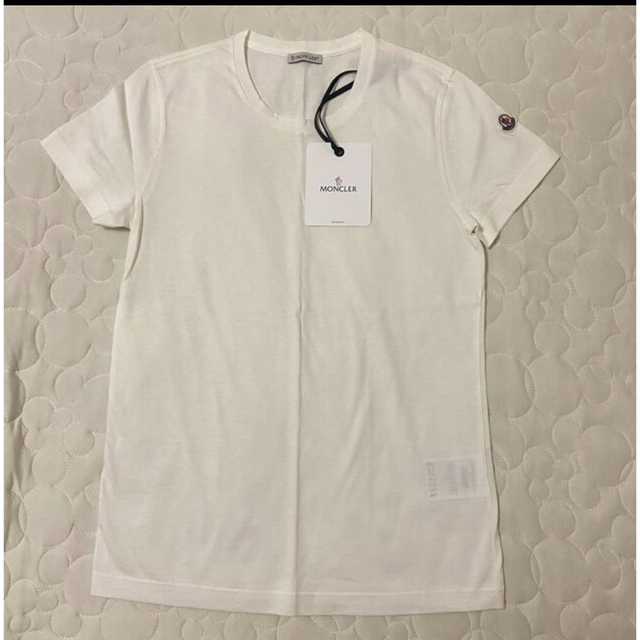 MONCLER - 新品タグ付き MONCLER 定番シンプルTシャツ ホワイト M