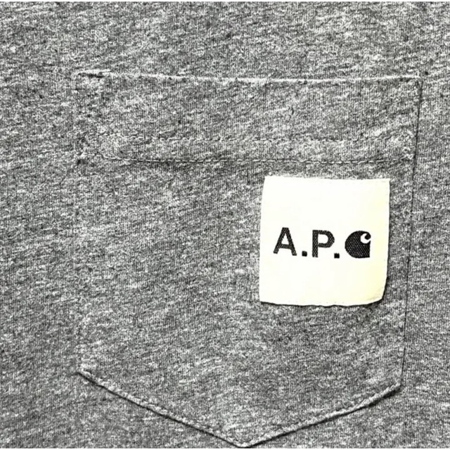 A.P.C(アーペーセー)の【超美品】A.P.C.×カーハートコラボ男女兼用 筋トレ男子タイトに着てもよき！ メンズのトップス(Tシャツ/カットソー(半袖/袖なし))の商品写真