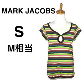 マークジェイコブス(MARC JACOBS)の【MARK JACOBS】マークジェイコブス カラフル ボーダーTシャツ S M(Tシャツ(半袖/袖なし))