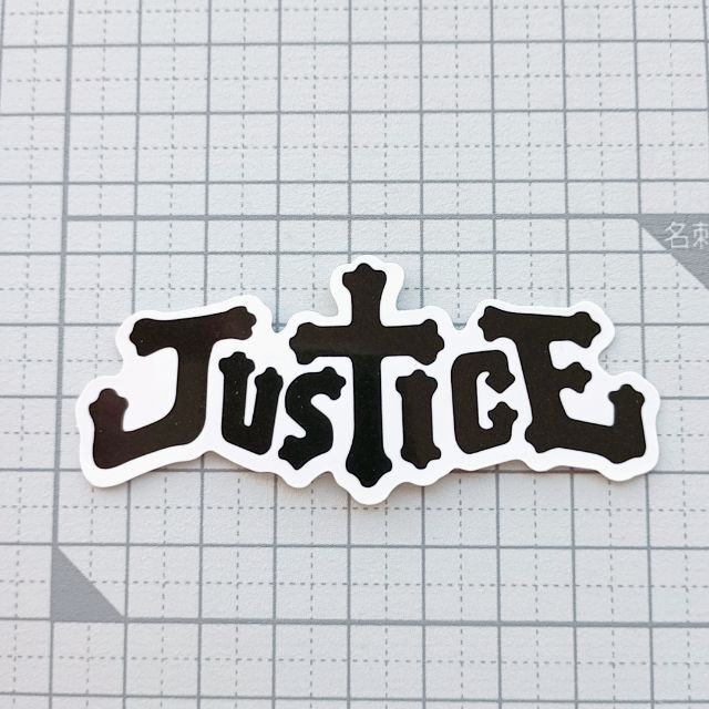 防水ステッカー JUSTICE バンド ロック ジャスティス No.82 | フリマアプリ ラクマ