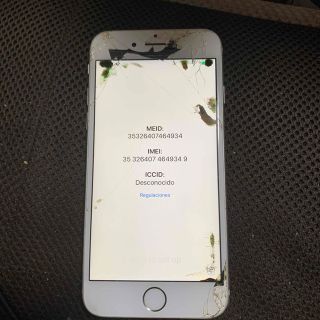 iPhone 6S 64G 画面割れ　ジャンク(携帯電話本体)